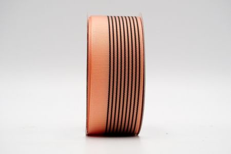 Smoke Pink Straight Linear Design Grosgrain Ribbon_K1756-219